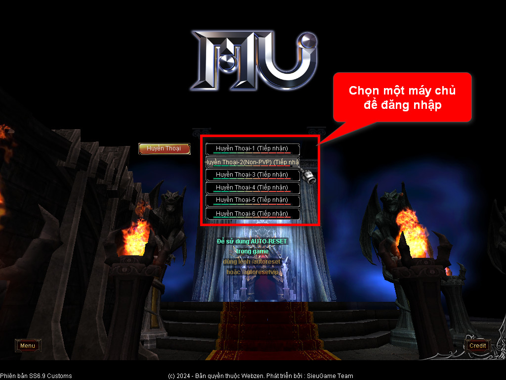 Chức năng chính của Game MU Thiên Ma