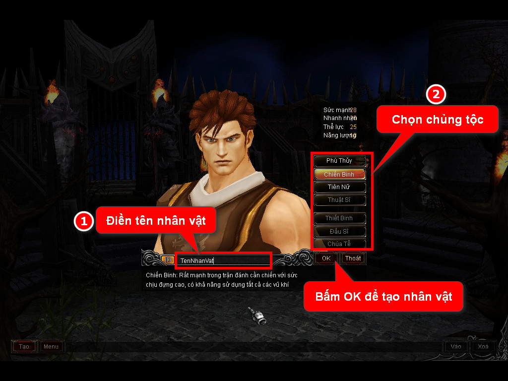 Chức năng chính của Game MU Thiên Ma